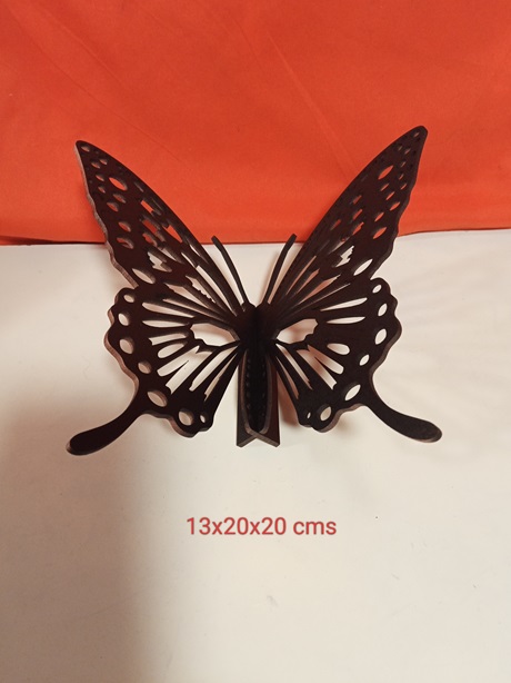 Mariposa en 2 piezas 3d numero 2