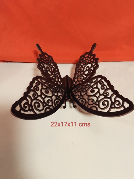 Mariposa en 2 piezas 3d numero 4