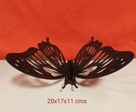 Mariposa en 2 piezas 3d numero 5
