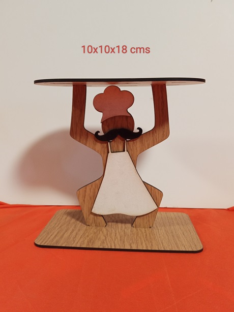 Expositor cuchillos chef de cocina
