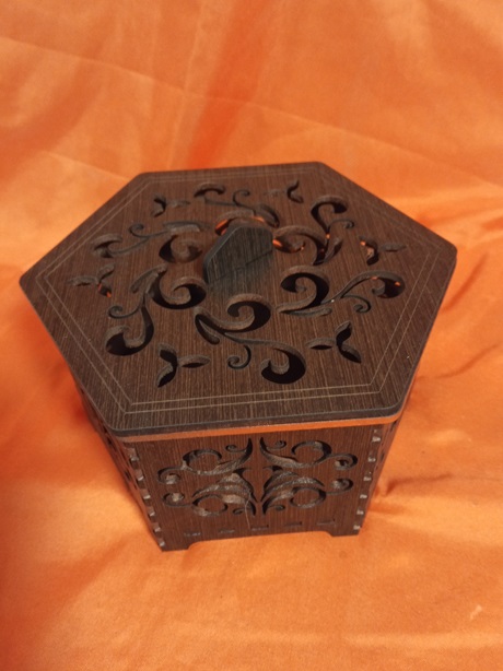 Joyero hexagonal barroco 2