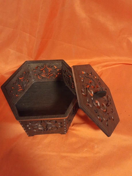 Joyero hexagonal barroco 3