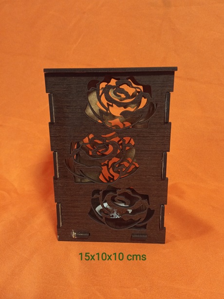 Caja de luz flores 7 luces