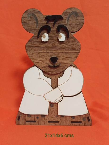 Hucha ratita en 2 colores