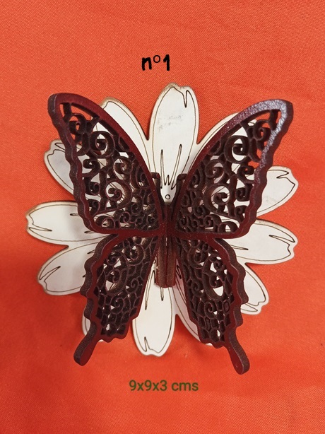 Iman nevera de mariposas 2 colores