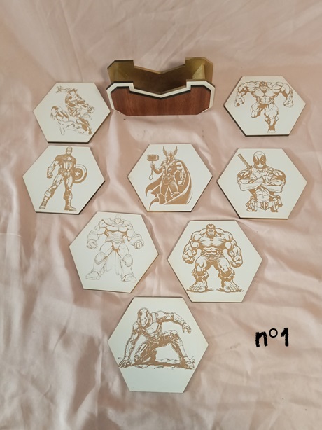 Posavasos personalizado 8 unidades 2