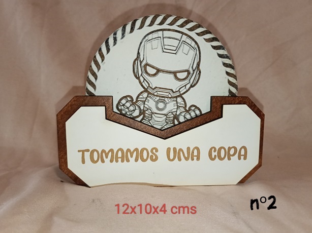 Posavasos personalizado 8 unidades 3