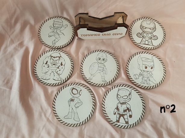 Posavasos personalizado 8 unidades 4