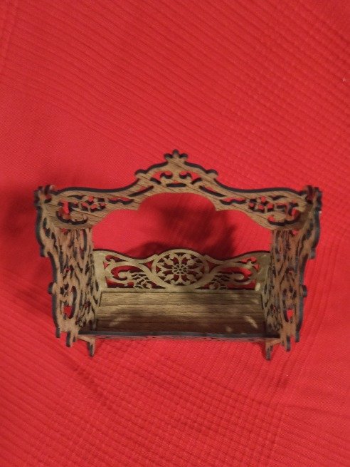 Cesta madera barroca 3