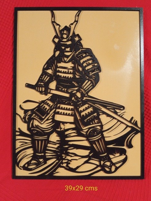 Mural samurai 2 capas