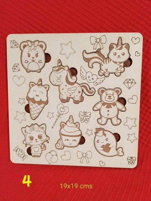 Puzzle madera animales