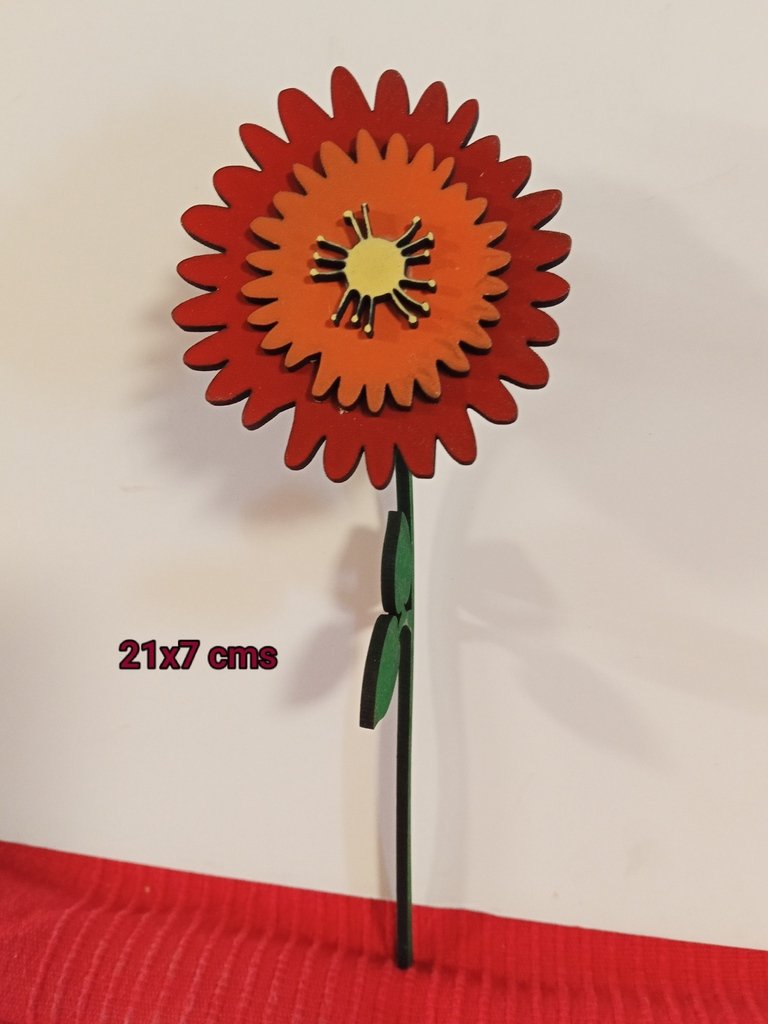 Flor en 4 piezas margarita