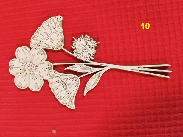 Flor grabada 10