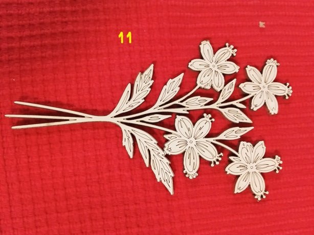 Flor grabada 11