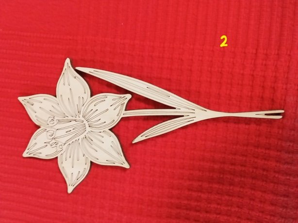 Flor grabada 2
