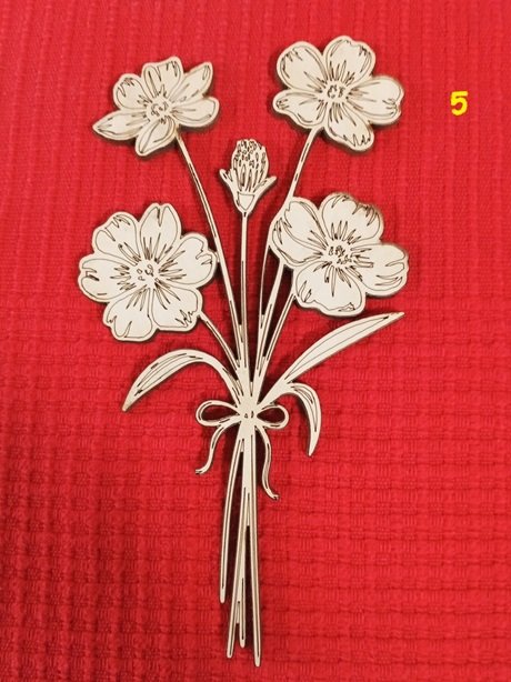 Flor grabada 5