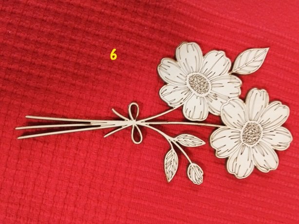 Flor grabada 6
