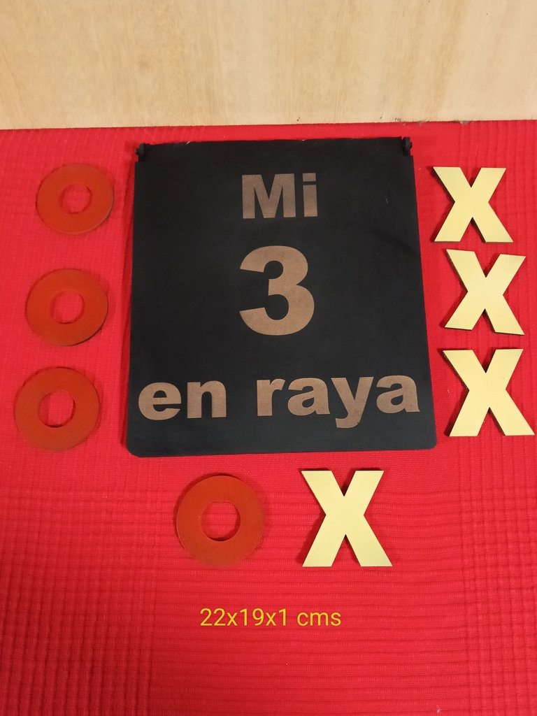 Juego 3 en raya personalizado