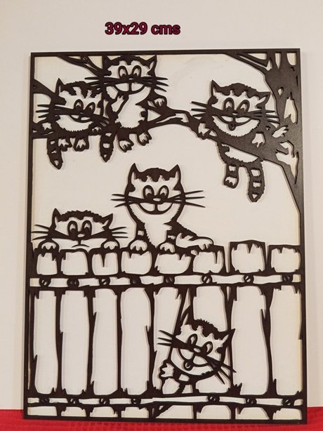 Mural gatitos 2 capas 2