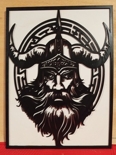 Mural vikingo 2 capas 2